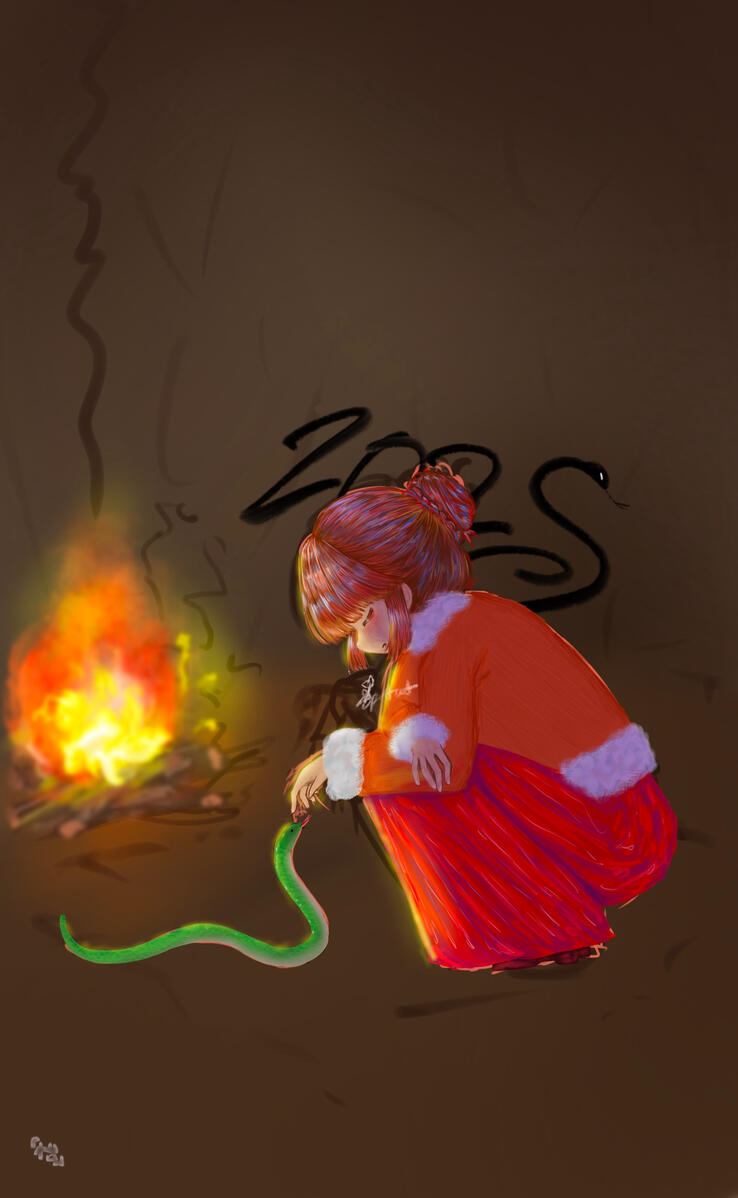 CNY Series: Year of the Snake Art by: Me