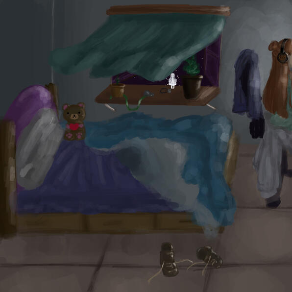 Background Practice Piece Art by: Me